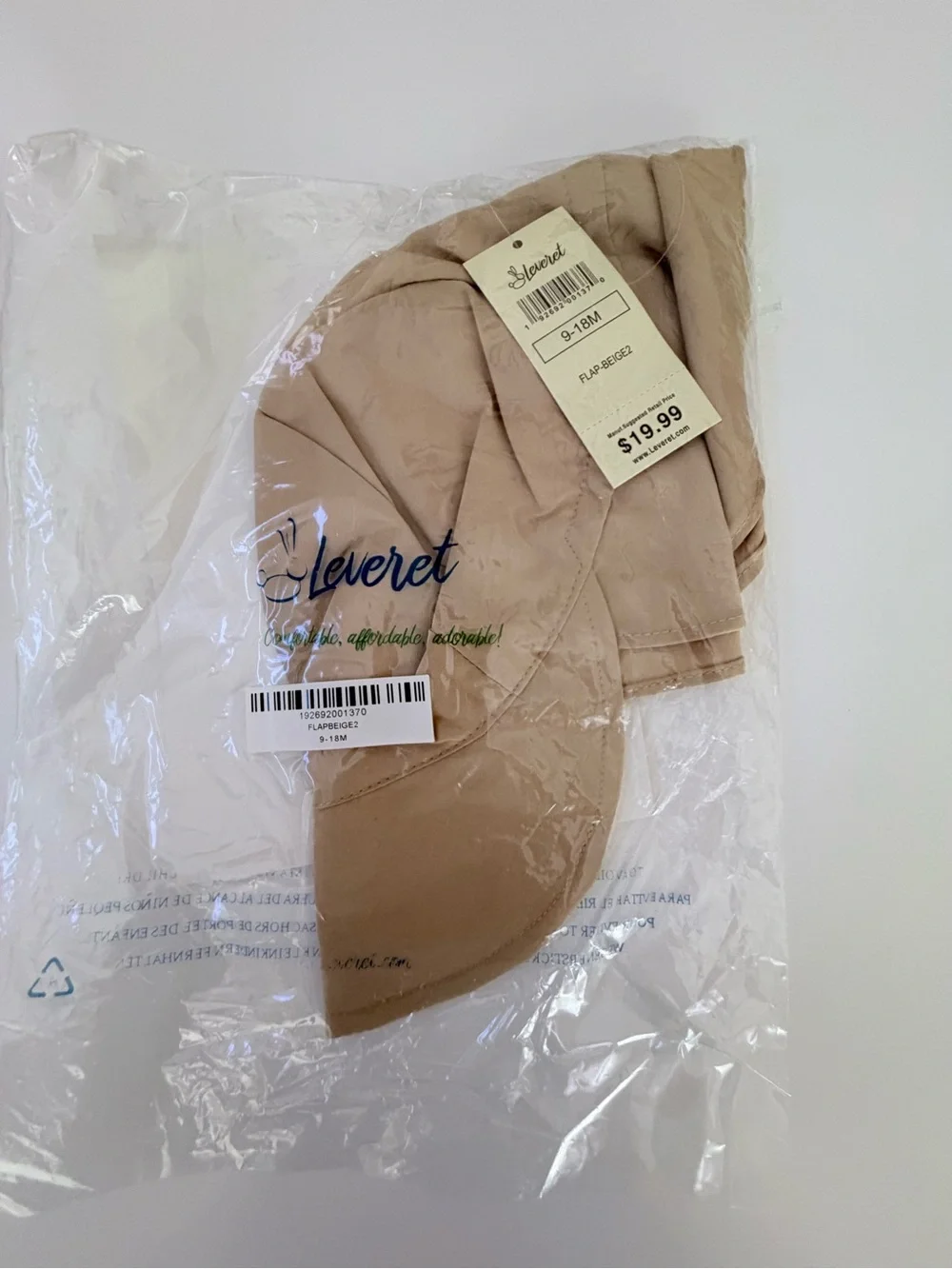 Leveret Kids Tan Sun Hat